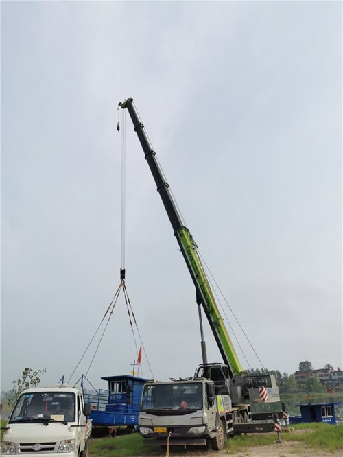 安阳市桥梁建设吊装案例